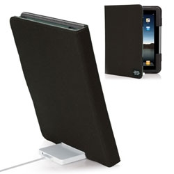 Love that the Jack Spade iPad case even accommodates docking!