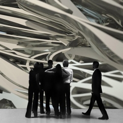 Jan Henrik Hansen materializes music into sculpture and architecture using a unique digital technique that he has been developing since 1999.