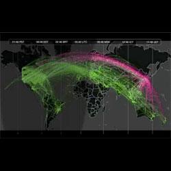 Beautiful visualizations of the spread of information through twitter. This is a look at tweets from Japan following the earthquake.