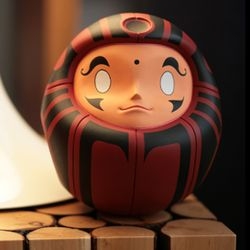 DCTO Jibun Project (Dream Come True Object) . Created by Chocolate Soop after the traditional Japanese Daruma wishing dolls.