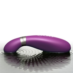 FORM 6 - the latest in designer vibrations from JimmyJane ~ seamless coat of silicon makes it waterproof and charges cordlessly