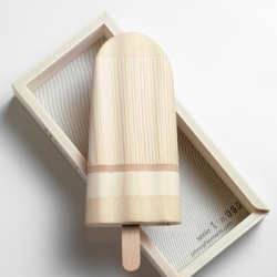 Wooden popsicles by Italian designer Mauro Savoldi.
