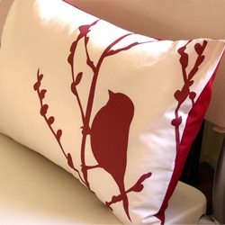 Joom is an artist, designer who makes pillows with a touch of asia