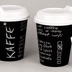 Kaffe is a coffee shop started by 4 Swedes. Their packaging features extensively handwritten charcoal aesthetic derives from the personal connection every person has with their type of coffee.