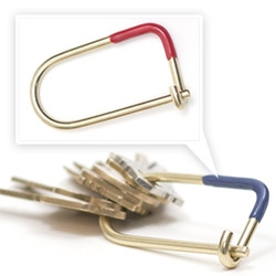 General Manufacturing's the Wilson Keyring is a simple brass spring.