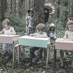 Jungle by Jungle - adorable french kids desk/chair sets.