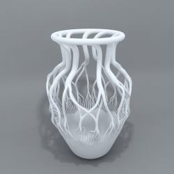 "kisos" is a 3D printed vase, designed by UMAMY design group (www.umamy.com) is now on a limited addition production sale at EBAY.