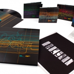 Ensemble Klang Composers series from Kate Moore's limited edition LP.  Design of the cover Duel, inspired by the music of Klang.