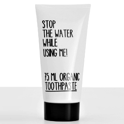 'Stop the water while using me!' is new brand of eco-conscious personal care products. 100% biodegradable with organic ingredients and reminds you everyday to save water.