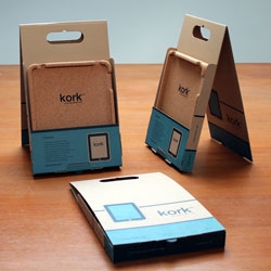 aProdukt's Kork iPad Case ~ nice packaging design 