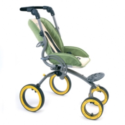 The Ljus Kron baby stroller will be available in either a 3 or 4 wheel version.