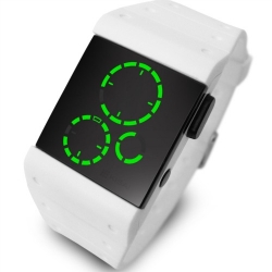 The USB rechargeable Kisai Satellite LED watch has gone from a design concept to reality.