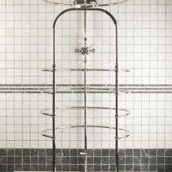 La Cage is a showering enclosure that’ll take you to the world of cages of the 19th century.  From Catchpole & Rye.