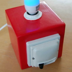 Old switch celebration! A lamp focusing on the total turning-it-on-and-off user experience.