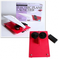 An electric paper plane launcher to waste time during work ;)