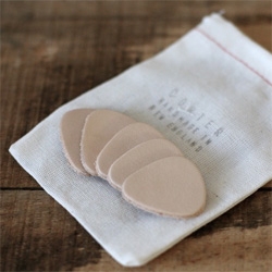 Leather Guitar Picks by Corter - -made from American Certified Byproduct Vegetable Tanned Leather 