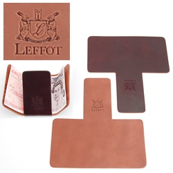 Leffot ~ The Fold ~ as simple as a wallet can get - a cut piece of leather, you simply ~ FOLD!