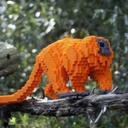 Really striking animals made out of LEGO to raise awareness about endangered Species. 