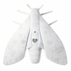 Jalo Helsinki Lento Smoke Alarm designed by Paola Suhonen is shaped like a moth and comes in a range of colors.