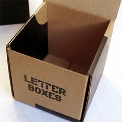 Letterboxes - the cardboard box toy that teaches kids to be font designers! ++ Free promotional font!