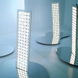 Using planilum technology, these plates are the world’s first active light-emitting glass. Incorporated into shelves and tables, the technology provides beautiful, understated lighting for homes and offices.