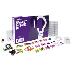 littleBits Electronics launches the Smart Home Kit which can turn any household object into an internet-connected device. The set contains 14 modules and 11 accessories.