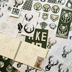 Milwaukee Bucks have a great new logo from Doubleday & Cartwright. Here's a peek behind the scenes of how they got to it.