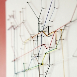 A string map of the London underground by fsm vpggru.