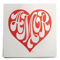 House Industries has a beautiful typographically filled Valentine's Day love themed collection
