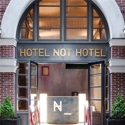 Hotel Not Hotel, Amsterdam, where each room is its own unique sanctuary, designed by Collaboration-O.