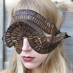 A series of sculpture headpieces made by designer Stefanie Nieuwenhuyse for the collection 'Luctor et Emergo'.