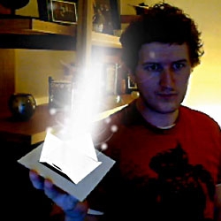 Augmented Reality, Particle Beam by James Alliban.