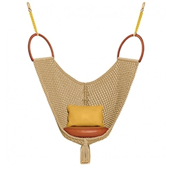 Louis Vuitton – Objets Nomades. Abitare has a look at Louis Vuitton's entire travel themed collection, offering 16 objects inspired by Louis Vuitton special orders. This is the Swing Chair by Patricia Urquiola.