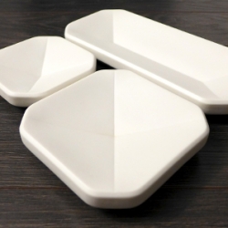 Ladelle by Human Republic. Made with fine bone china and organically waxed maple base, Ladelle holds anything from jewelry to cutlery to hors d'oeuvres. 