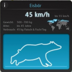 German design studio Mango Design created the app 'be a bear' for VW. The app visualizes your actual speed in an illustrative way.
