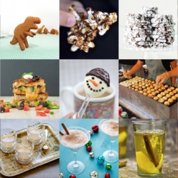 This week’s roundup from Tasteologie and Liqurious includes pumpkin pie martinis, 3D dinosaur cookies and a snowman in a spoon. 
