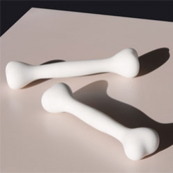 3 and 5 kg dumbells the flintsones would have loved... carved out of Carrara Marble ~ Forever Young by Robert Stadler.