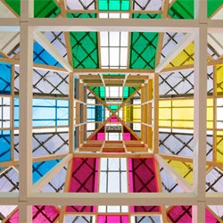 Icon Magazine's events for May include Daniel Buren: Echoes, Work in Situ at the Centre Pompidou-Metz.