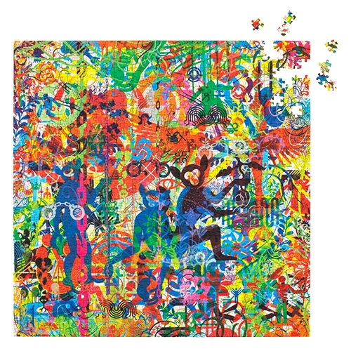 Designing Destiny by Ryan McGinness in 1000 piece puzzle form by Four Point Puzzles