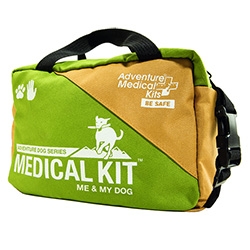 Can't wait until Adventure Medical Kits launches their "Adventure Dog Series Medical Kits" to keep your dogs safe on the go! Everything from bandages and tick removers, to emergency dog blanket, meds, and info on ad hoc veterinary care.