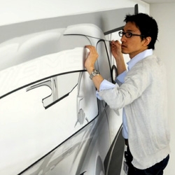 Time lapse video documenting the process of creating the SLS AMG GT3 tape mural at the Mercedes-AMG Private Lounge Affalterbach. Having seen this in person, it's still mind blowing to see the process. 