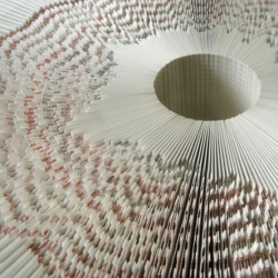 Artist Mia Liu used Guggenheim Museum admission tickets to create beautiful intricate works of art. Worth a closer look!