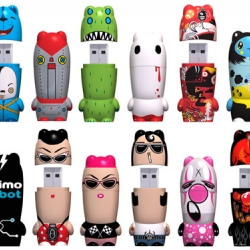 Marrying form and function, Mimobots are USB flash drives that have been designed and developed by artists. [Editor's Note: We love Mimobots, here's a nice interview]