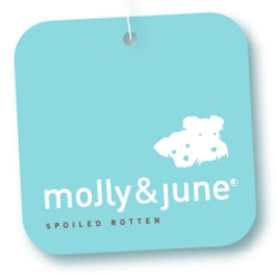 Super cute logo for Molly & June (yes they make clothing. for your dog.)