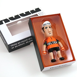 Eddy Vinyl Figure for Rouleur Magazine ~ designed by Richard Mitchelson, based on his 'Eddy' Illustration for the magazine.