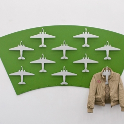 Tempelhof wardrobe by german designer Kolja Clemens, is a homage to the mother of all airports which closed in October 2008.
