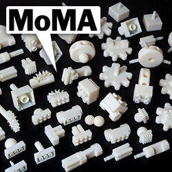 Exciting news - The Free Universal Construction Kit is joining the permanent collection at MoMA!!! You can also see it on display at This Is for Everyone: Design Experiments for the Common Good exhibition. Huge congrats to Golan Levin and our Shawn Sims.