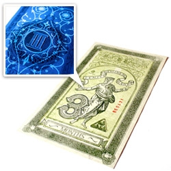 Incredible Handmade banknote by Xavi Garcia ~ Entirely drawn by hand, it features security measures common in banknotes such as watermarks, tactile elements, see-through images and invisible UV ink.