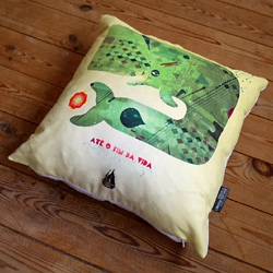 super cool new limited edition pillow set from super cool Brasilian design studio...Mopa!