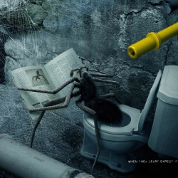 A great piece of ad for Mortein, from Euro RSCG Chile. Great style, great illustration! Look at the incredible details!